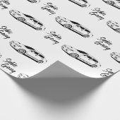 Subie Bande wrrx schwarz drucken Geschenkpapier (Ecke)