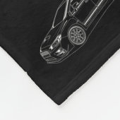 Subie Gang wrrx weiß Fleecedecke (Ecke)