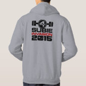 Subie Invasion 2015 Hoodie (Rückseite)