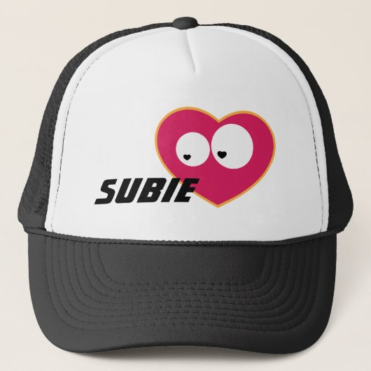 Subie Liebe Truckerkappe (Vorderseite)