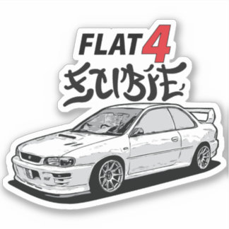 Subie Meaneye Manga Style Car JDM Vinyl Stickers Aufkleber