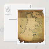 Subig (Subic) Bay Luzon Philippines 1902 Karte (Vorne/Hinten)