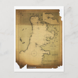 Subig (Subic) Bay Luzon Philippines 1902 Karte