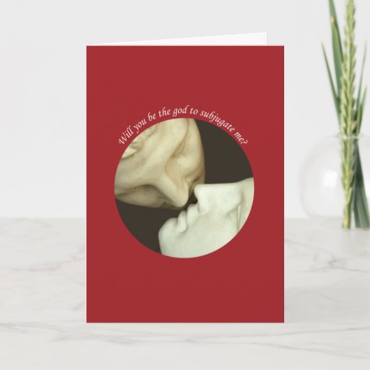 Subjugate Me Feiertagskarte (Vorderseite)