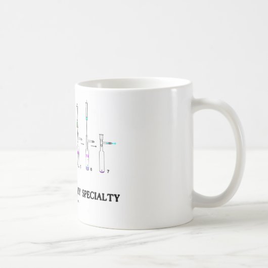 Sublimation ist meine Spezialität (Chemie-Haltung) Kaffeetasse (Rechts)