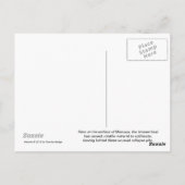 Sublimationstafeln für Quecksilber Postkarte (Rückseite)