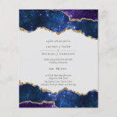 Sublime Agate Blue Gold WEDDING SUITE (Vorderseite)