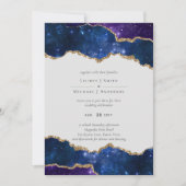 Sublime Agate Blue Gold WEDDING SUITE (Vorderseite)