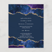 Sublime Agate Blue Gold WEDDING SUITE (Vorderseite)