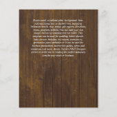 Sublime Burgundy Floral Wedding RETT DATES Budget (Rückseite)