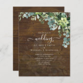 Sublime Dusty Blue GREENERY Eucalyptus WEDDING (Vorne/Hinten)