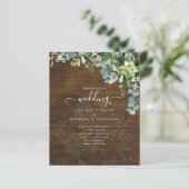 Sublime Dusty Blue GREENERY Eucalyptus WEDDING (Stehend Vorderseite)
