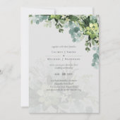 Sublime Dusty Blue GREENERY Eucalyptus WEDDING (Vorderseite)