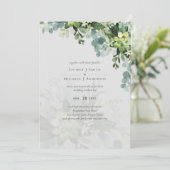 Sublime Dusty Blue GREENERY Eucalyptus WEDDING (Stehend Vorderseite)
