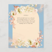 Sublime Dusty Blue Peach Wedding (Rückseite)