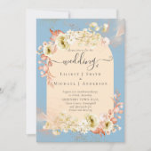 Sublime Dusty Blue Peach Wedding (Vorderseite)
