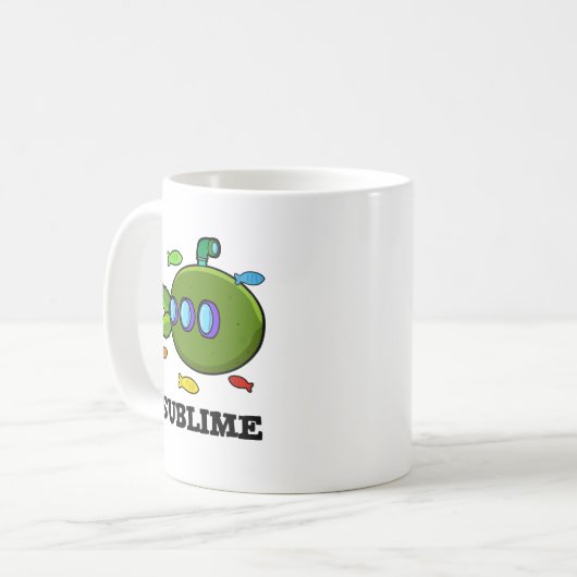 Sublime Funny U-marine Frucht Limon Pub Kaffeetasse (Vorderseite Links)