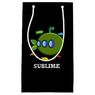 Sublime Funny U-marine Frucht Limon Pun Dark BG Kleine Geschenktüte