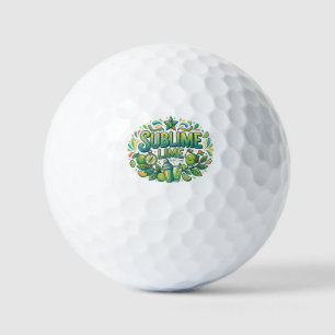 Sublime Lime T-Shirt – Lustige Grafik für Zitrusli Golfball