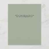 Sublime rosa Blütenblüten - HAUSHALTSPLAN (Rückseite)