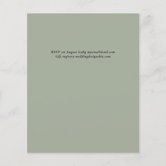 Sublime rosa Blütenblüten - HAUSHALTSPLAN (Rückseite)