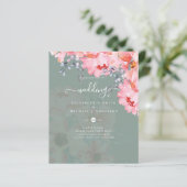 Sublime rosa Blütenblüten - HAUSHALTSPLAN (Stehend Vorderseite)