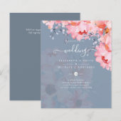 Sublime rosa Blütenblüten - HAUSHALTSPLAN (Vorne/Hinten)