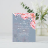 Sublime rosa Blütenblüten - HAUSHALTSPLAN (Stehend Vorderseite)