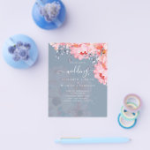 Sublime rosa Blütenblüten - HAUSHALTSPLAN Flyer (Einzeln)