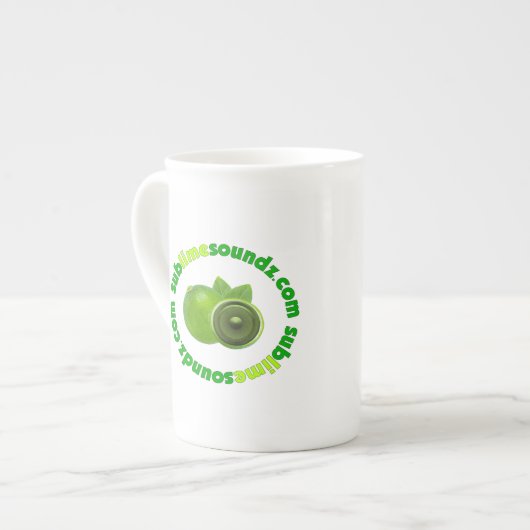 Sublime Soundz Circular Logo-Tasse Porzellantasse (Vorderseite Links)