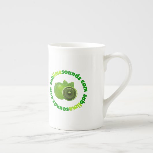 Sublime Soundz Circular Logo-Tasse Porzellantasse (Rechts)