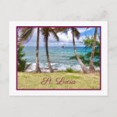 Sublime St. Lucia Postkarte (Vorderseite)