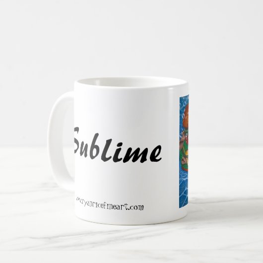 "Sublime" Tasse (Vorderseite Links)