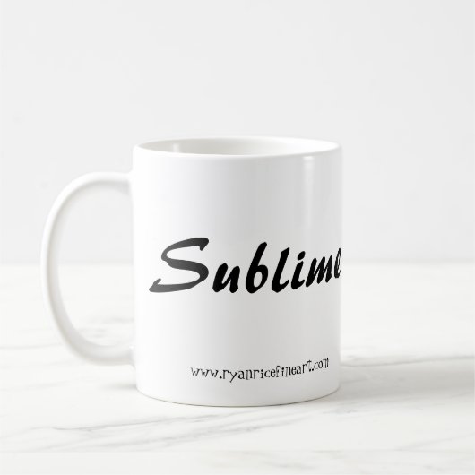 "Sublime" Tasse (Links)