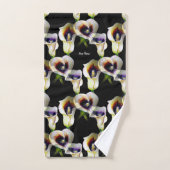 Sublime Watercolor Arum Calla Lilies Badhandtuch Set (Handtuch)