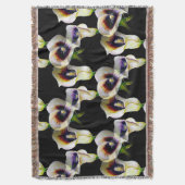 Sublime Watercolor Arum Calla Lilies Decke (Vorderseite Vertikal)