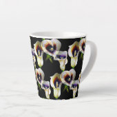 Sublime Watercolor Arum Calla Lilies Milchtasse (Rechte Ecke)
