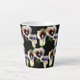 Sublime Watercolor Arum Calla Lilies Milchtasse