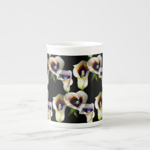 Sublime Watercolor Arum Calla Lilies Porzellantasse