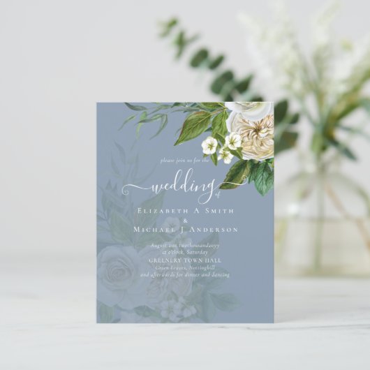 Sublime Wedding Suite - White Roses (Stehend Vorderseite)