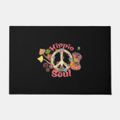 Sublimierung des Hippie-Souls Fußmatte (Vorderseite)
