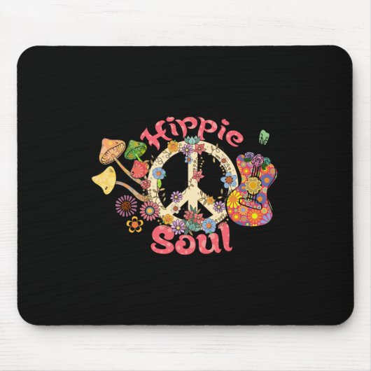 Sublimierung des Hippie-Souls Mousepad (Vorne)