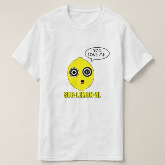 Subliminal Lemon T-Shirt (Design vorne)