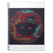 Subliminal Word Art to reddit social icon Notizblock (Vorderseite)