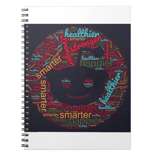 Subliminal Word Art to reddit social icon Notizblock (Vorderseite)