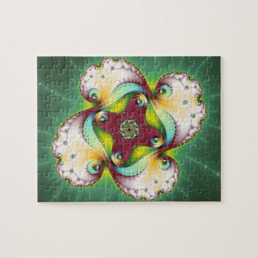 Subltle Glow - Fraktal Art Puzzle (Horizontal)