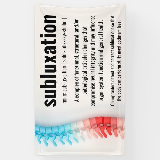 Subluxation - Chiropraktik Banner (Vertikal)