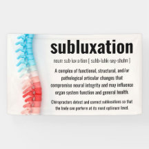 Subluxation Definition Chiropraktisches Banner
