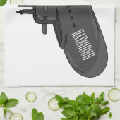 Submarine cartoon illustration  geschirrtuch (Gefaltet)