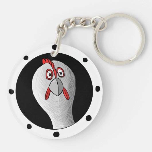 Submarine Chicken Schlüsselanhänger (Rückseite)